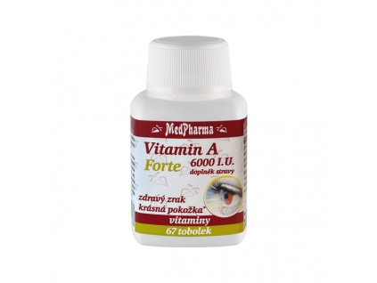 Medpharma Vitamin A 6000 IU Forte 67 tobolek fitnessshop cz praha 4