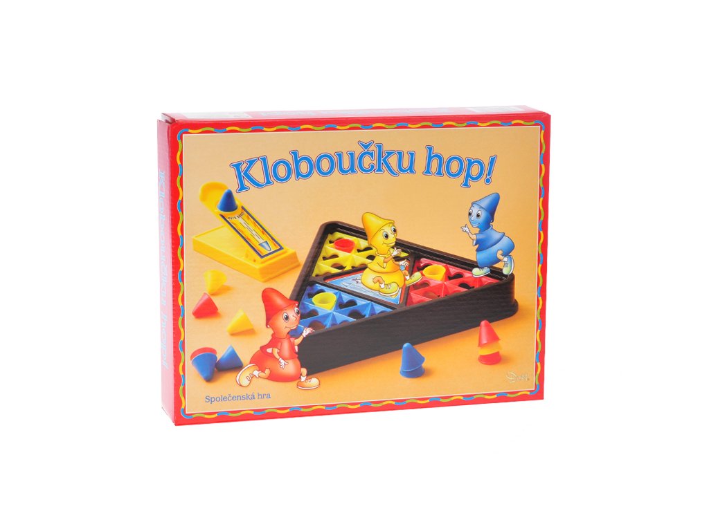 Společenská hra Kloboučku hop! v krabičce