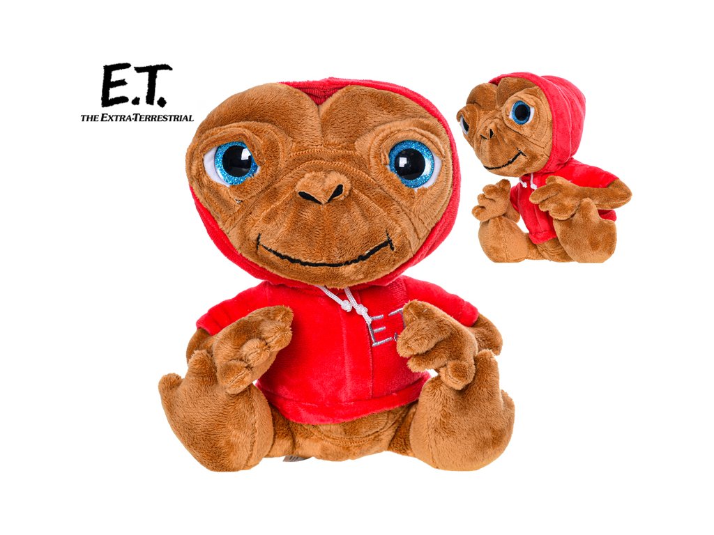 E.T. Mimozemšťan 25cm plyšový sedící v mikině 0m+