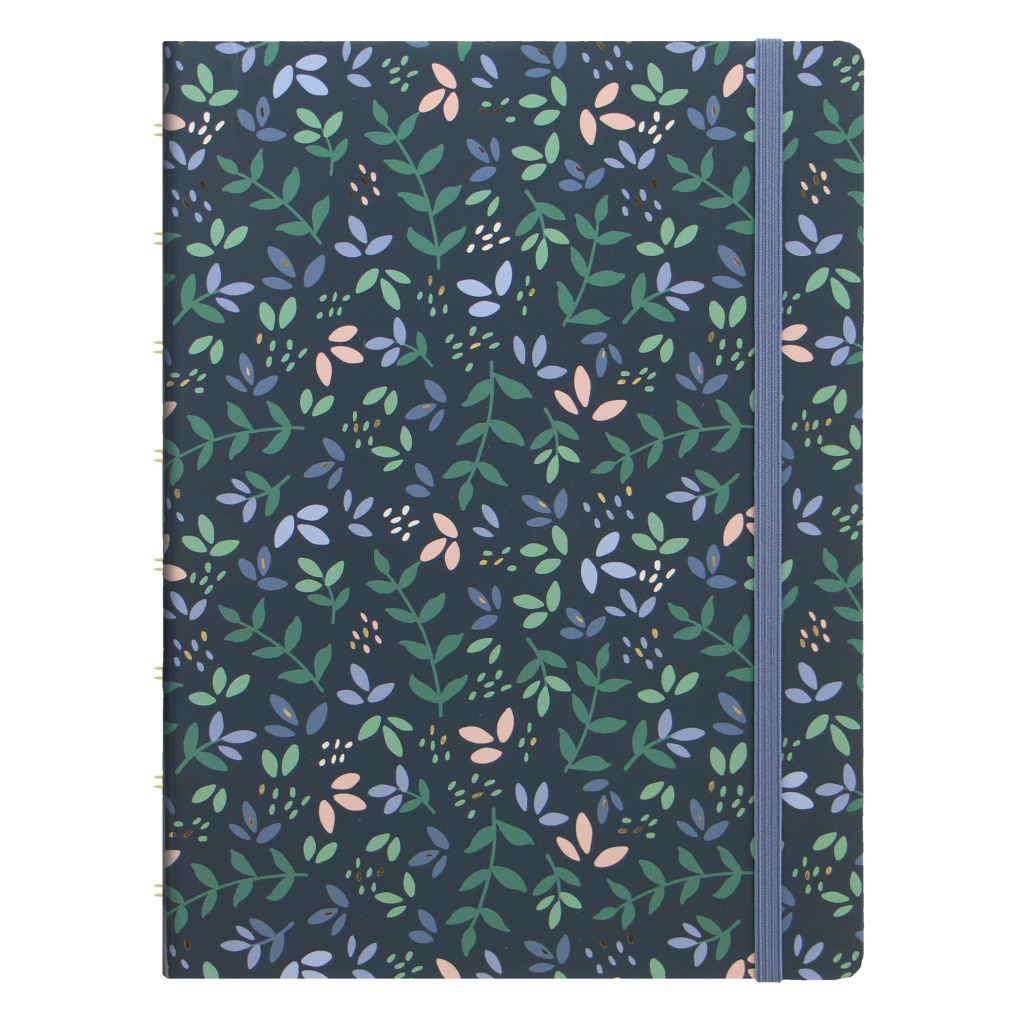 Filofax Garden Collection A5 Notebook in Dusk SKU 115114 Product Front image