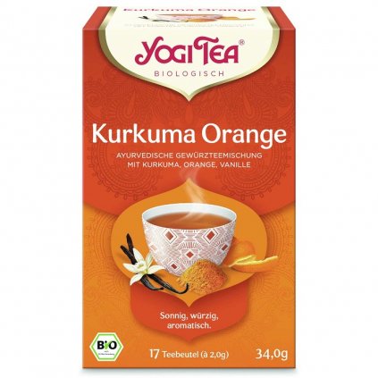 yogi tea kurkuma orange turmeric tea kurkuma pomaranc a vanilka 17 x 2 g