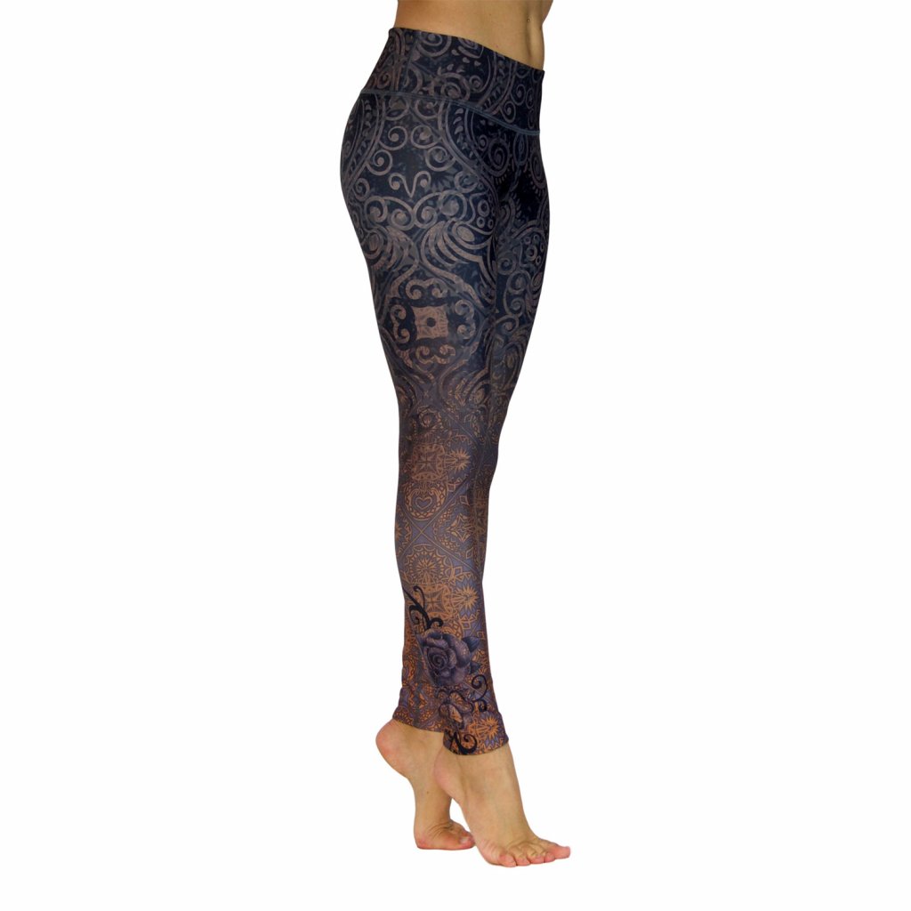 11515x yogakleidung niyama leggings black rose right