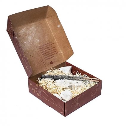 Sagrada Madre Incense Kit set vonné tyčinky, kadidlá, zväzok Olibanum/Yagra "Prosperita" 70 g