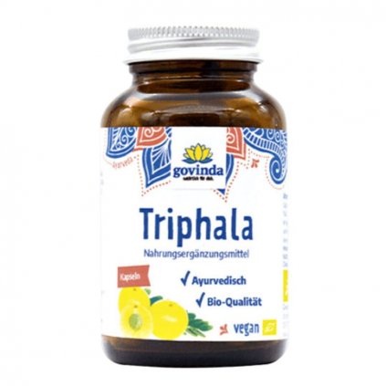 Govinda Organic Triphala detoxikácia organizmu kapsuly 90 ks