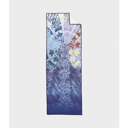 Manduka Yogitoes Premium protišmykový uterák na jogu 180 x 61 cm (Farba Midnight (tmavomodrá))