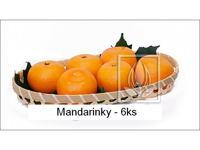 11410 umele ovoce mandarinky 6ks