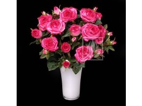 11899 umela kvetina ruze puget 50cm ruzova