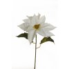 Umelá kvetina Poinsetia (76cm) - biela