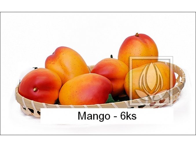 Umělé ovoce - Mango  žluto-červené