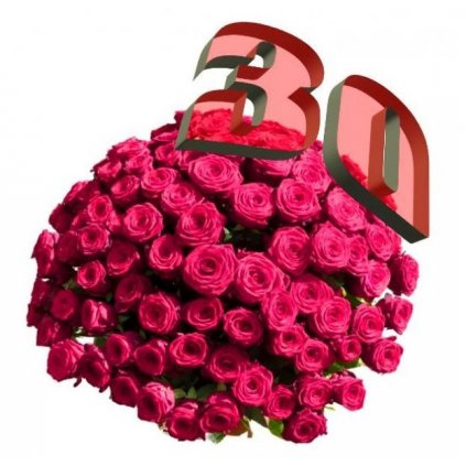 Kytice 30 růží