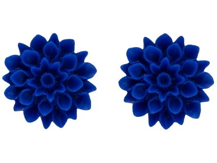 navy blue2 flowerski nausnice
