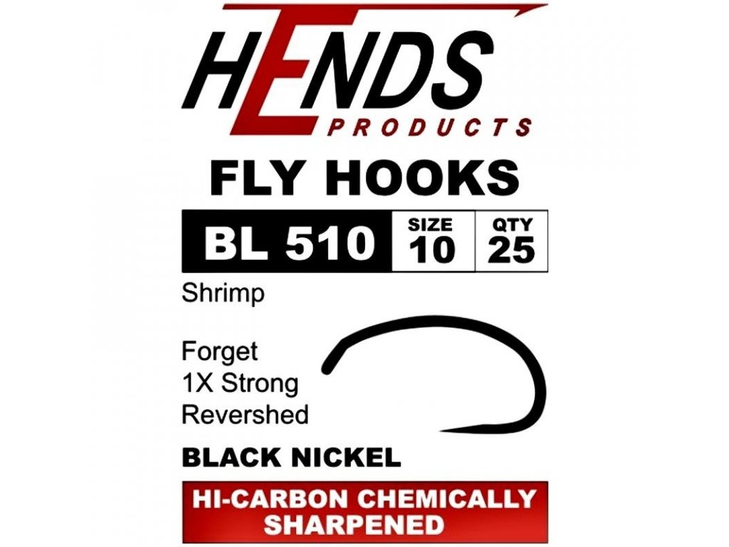 Hends BL510 Barbless Fly Hooks (25 Pack)