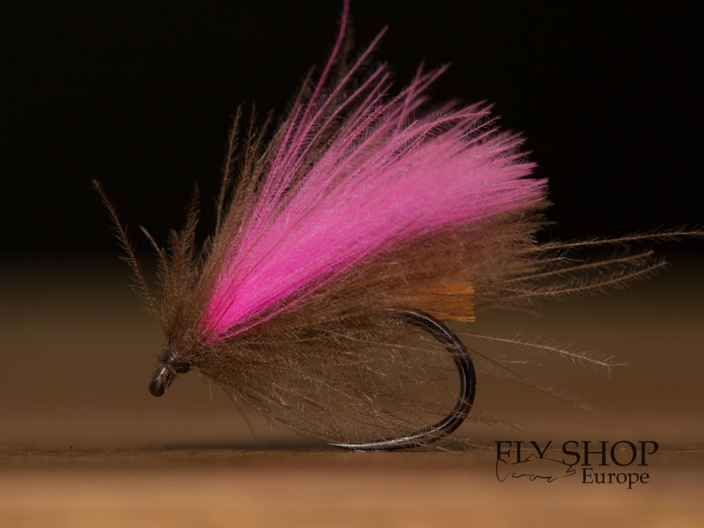 CDC Indicator Dry Fly Sedge - Pink Variant
