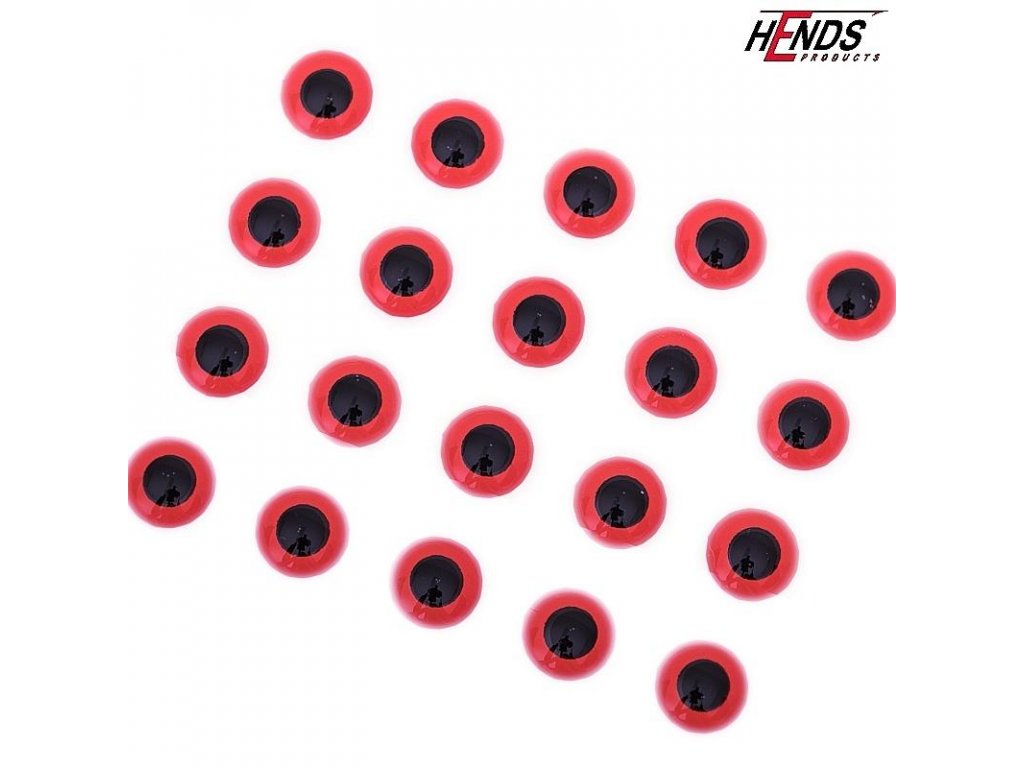 Hends Epoxy Eyes - Red (20 Pack)