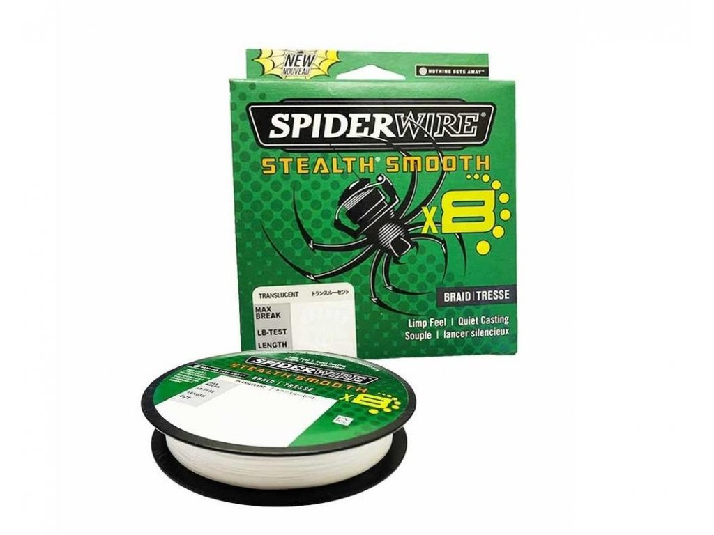 SpiderWire Stealth Smooth 8 Braided Line - Translucent (150m/spool)