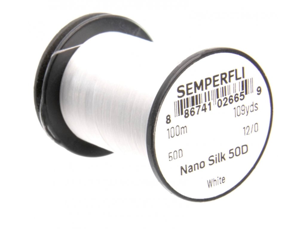 Semperfli Nano Silk Ultra 50D 12/0 White