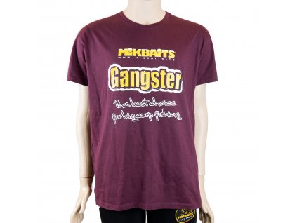Mikbaits oblečení - Tričko Gangster burgundy M  Kód na slevu 10%: SLEVA10