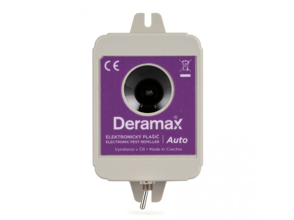 Ultrazvukovy odpudzovac kun a hlodavcov Deramax Auto 01 1