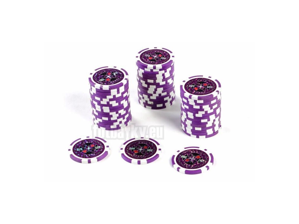 Kusový žeton na poker design Ultimate hodnota 500 - 50ks