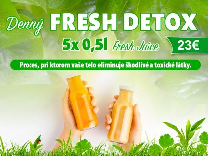 FRESH DETOX 5x0.5l Fresh Juice