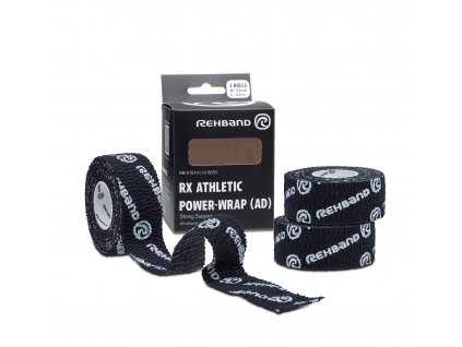 018146 25mm black Rehband Rx Athletic Tape Hook Grip 01