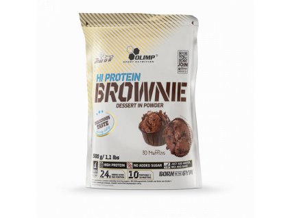 OLIMP Hi  Protein Brownie, směs na výrobu muffinů, chocolate