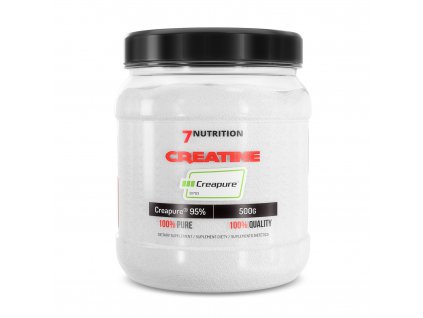 7NUTRITION Creatine 500 g (Varianta sypký mikronizovaný kreatin Creapure® s taurinem)