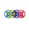 Olympijský pogumovaný kotouč barevný 50 mm, Crossmaxx (Váha 25 kg)