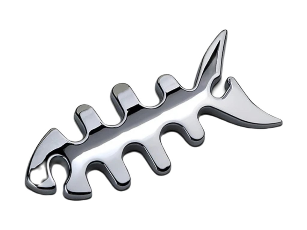 3D Car Styling Chrome Metal Sticker Fish Bone Emblem Badge Rear Decal Logo for Toyota Impreza.jpg Q90.jpg