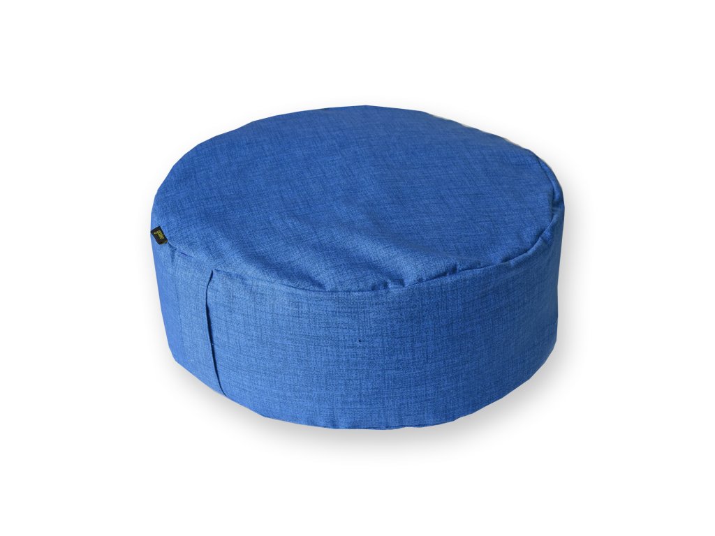GADEO meditační sedák UNI modrá (Výplň polštář se špaldovými slupkami + potah)