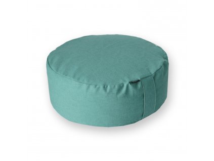GADEO meditační sedák UNI šedo-zelená (Výplň polštář se špaldovými slupkami + potah)