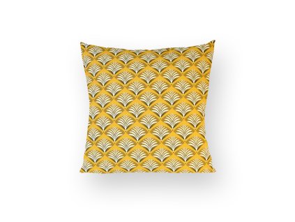 GADEO dekorační povlak na polštář VĚJÍŘE žluté