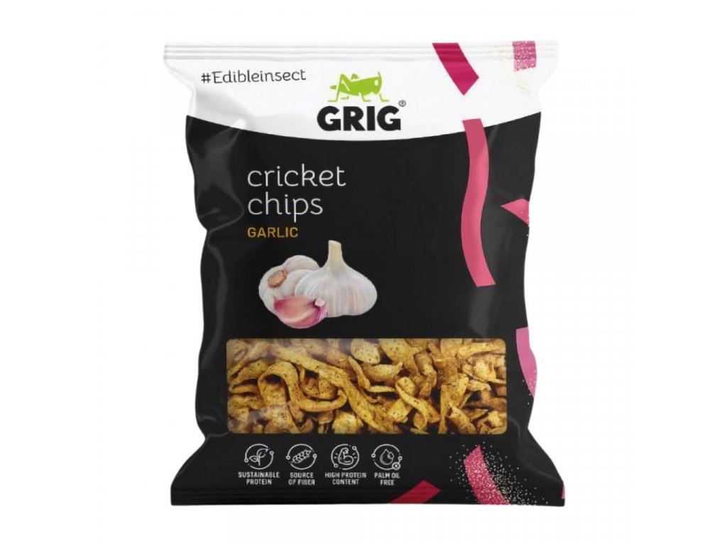 Grig Cvrččí chipsy-česnek 70 g