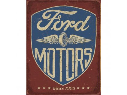 plechova cedule ford motors since 1903
