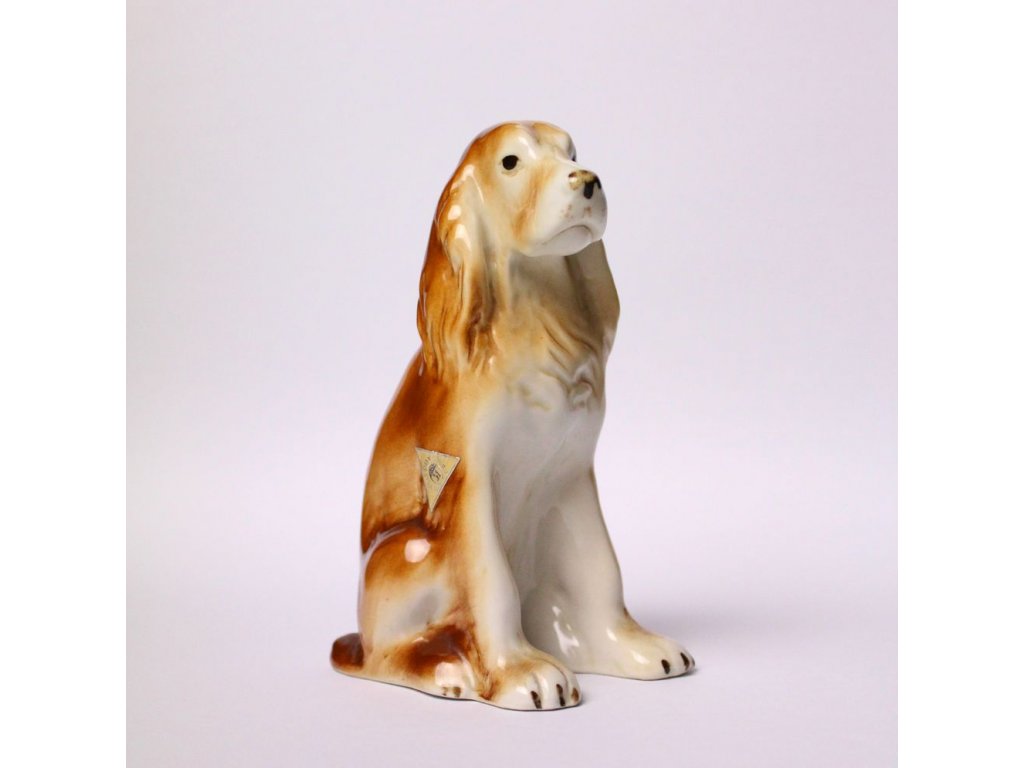 Porcelánový pes kokršpaněl ROYAL DUX DUCHCOV x331 10