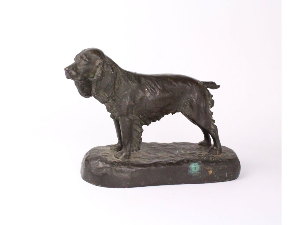 Bronzový pes Sign. Palík x711 9