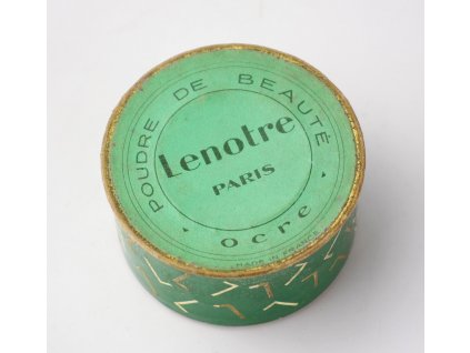 Stará krabička od pudru LENOTRE PARIS OCRE y229 12 (6)
