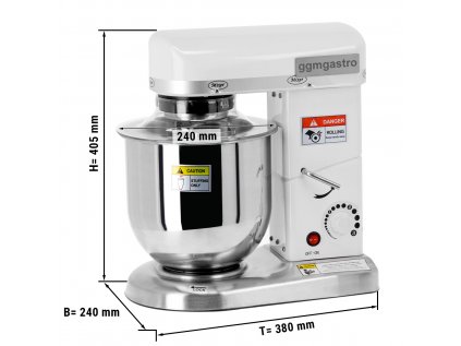 Kuchyňský robot - hnětací stroj - 7 litrů