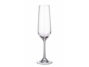 Sada 6 kusů sklenic na šampaňské STRIX 200ml Crystalite Bohemia