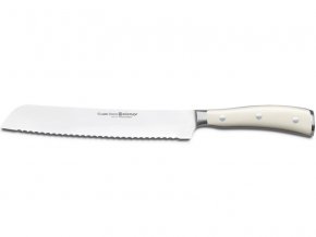 Nůž na chleba Wüsthof 20cm CLASSIC IKON creme