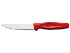 Nůž na pizzu / steak Wüsthof červený 10 cm