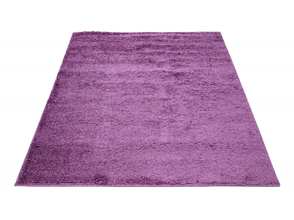 Moderní koberec Delhi - jednobarevný - fialový