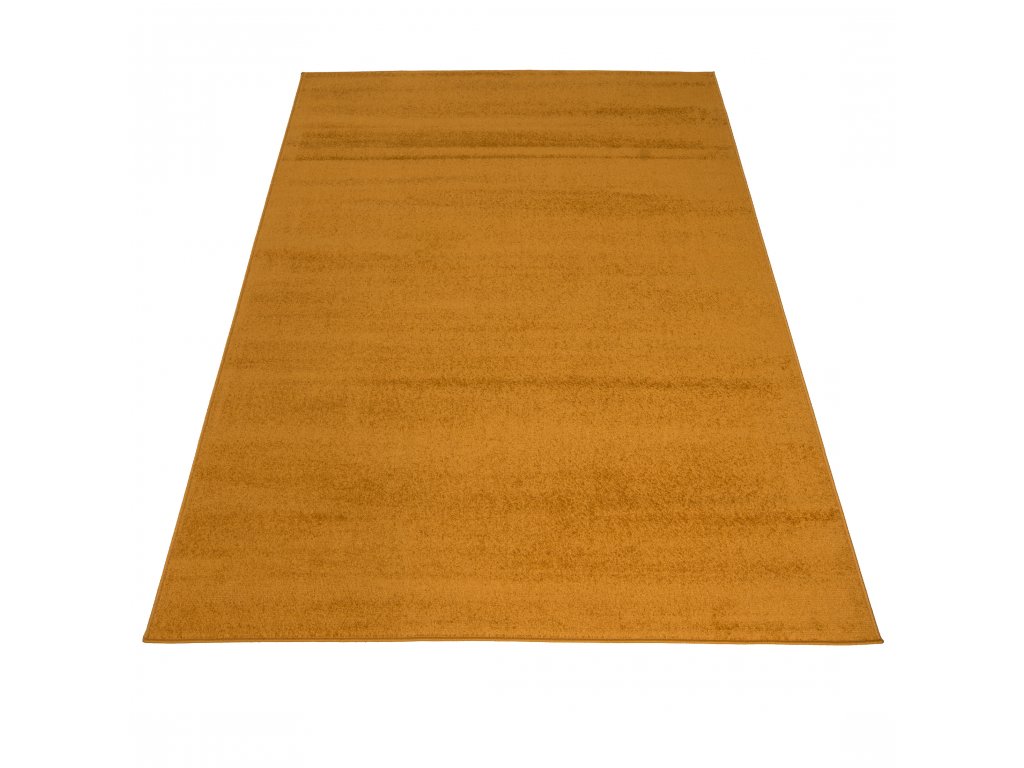 Moderní koberec Spring - jednobarevný - oranžový