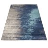 Moderní koberec Spring - abstrakt 15 - tmavě modrý/světle šedý