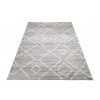 Moderní koberec Delhi - mřížka 6 - šedý