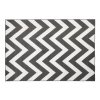 Moderní koberec Bali - vlnky 3 - tmavě šedý/bílý