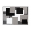 Moderní koberec Tap - čtverce 3 - šedý/bílý