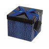 12cm krabicka cerno modra