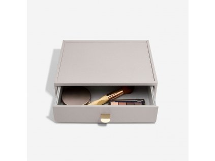 Organiser Taupe Makeup Stackers