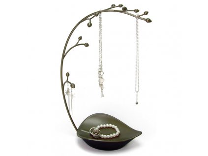 Ocelový stojan na šperky Umbra Orchid | hnědá detail